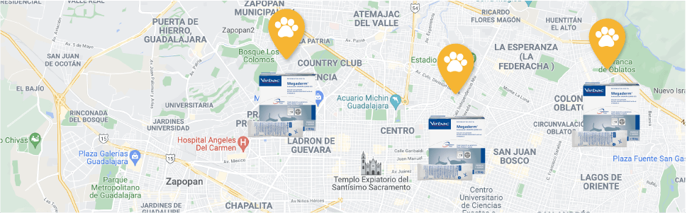 Encuentra el producto en la clínica veterinaria más cercana